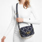 Parker Medium Empire Logo Jacquard Crossbody Bag
