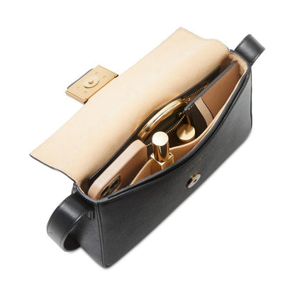 Katy Textured Leather Medium Shoulder Bag