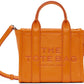 Orange 'The Leather Mini' Tote