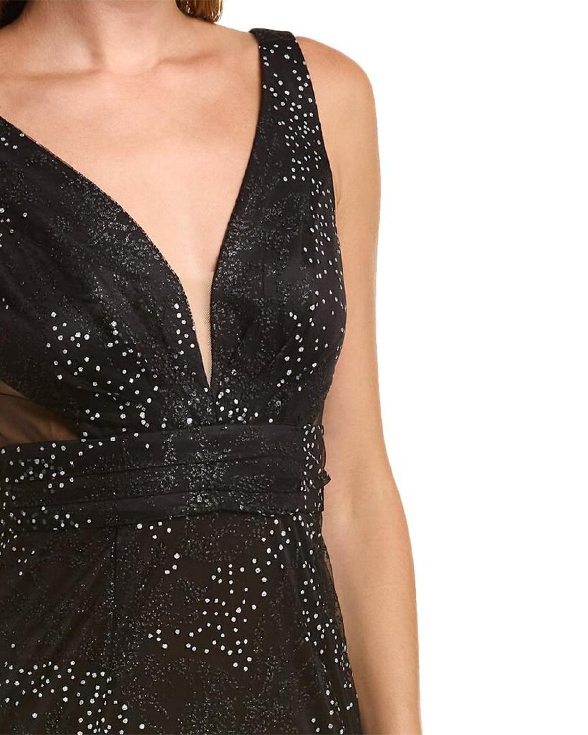 Marchesa Notte Glitter Gown