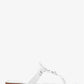 Aubrey Cutout Leather T-Strap Sandal