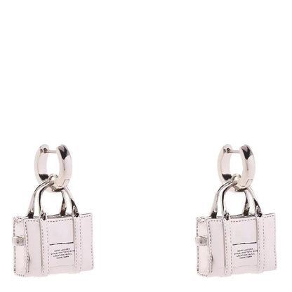 Marc Jacobs Logo Engraved The Tote Bag Earrings