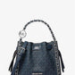 Mina Small Signature Logo Chain Crossbody Bag