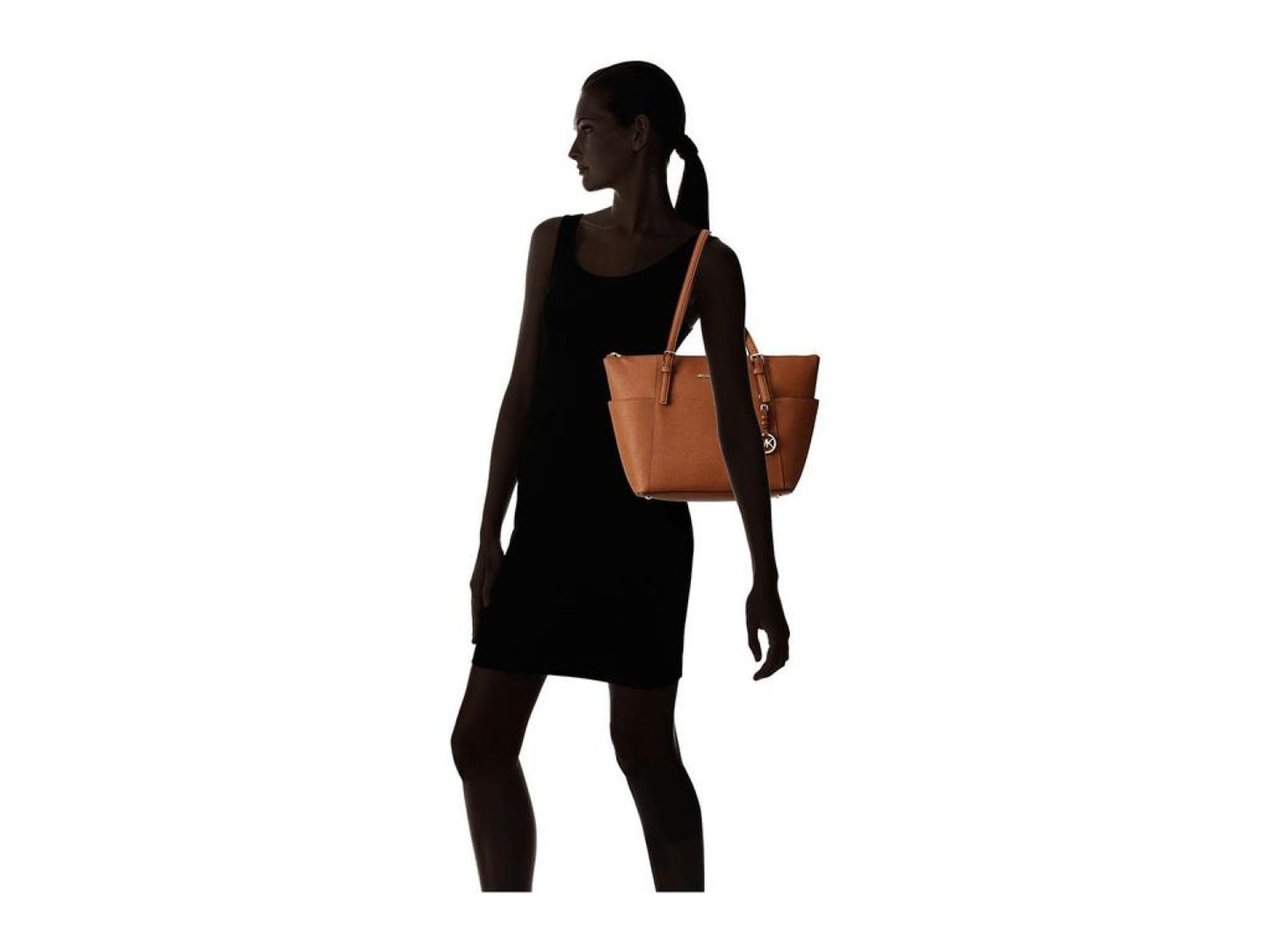 Jet Set Saffiano Top-Zip Tote