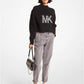 Embellished Logo Wool Blend Sweater