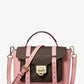Manhattan Medium Leather and Logo Satchel