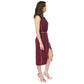 Women's Snake-Print Chain-Belt Sleeveless Dress