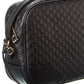 Gucci GG Leather Crossbody, Black