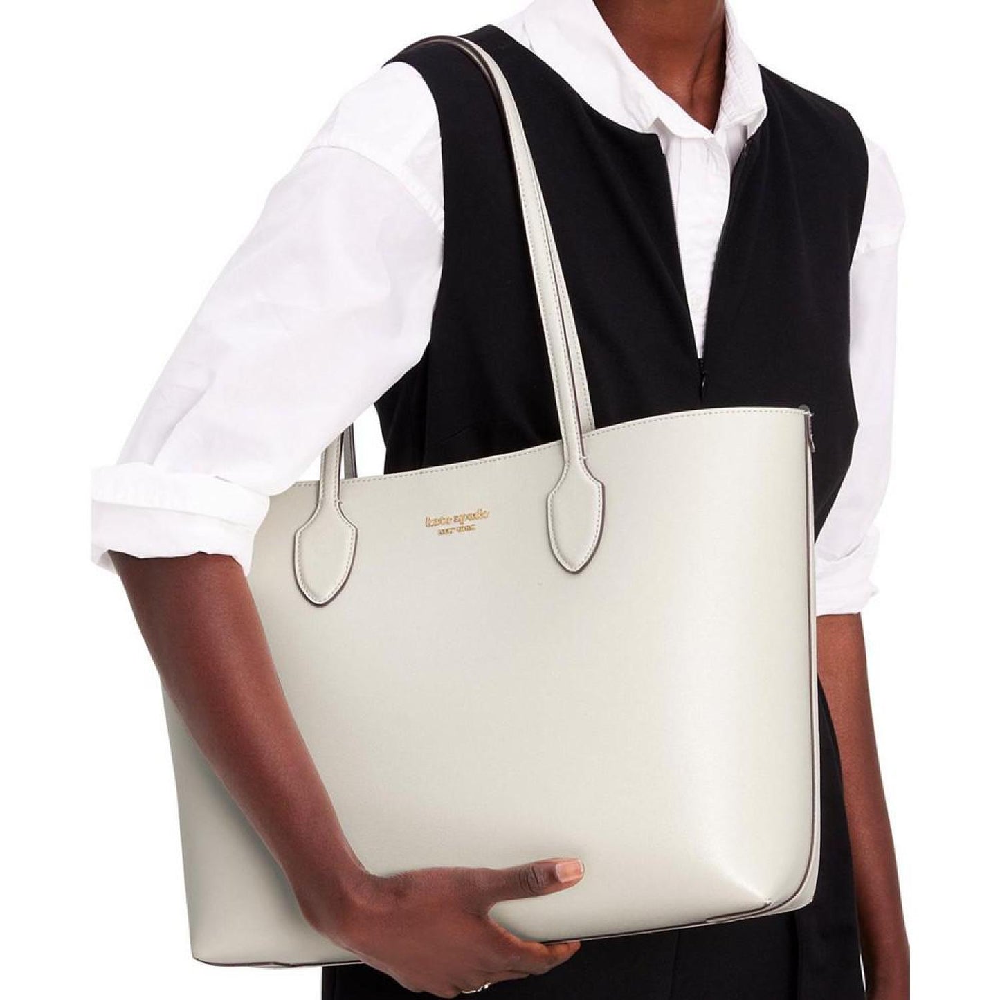 Bleecker Saffiano Leather Large Tote