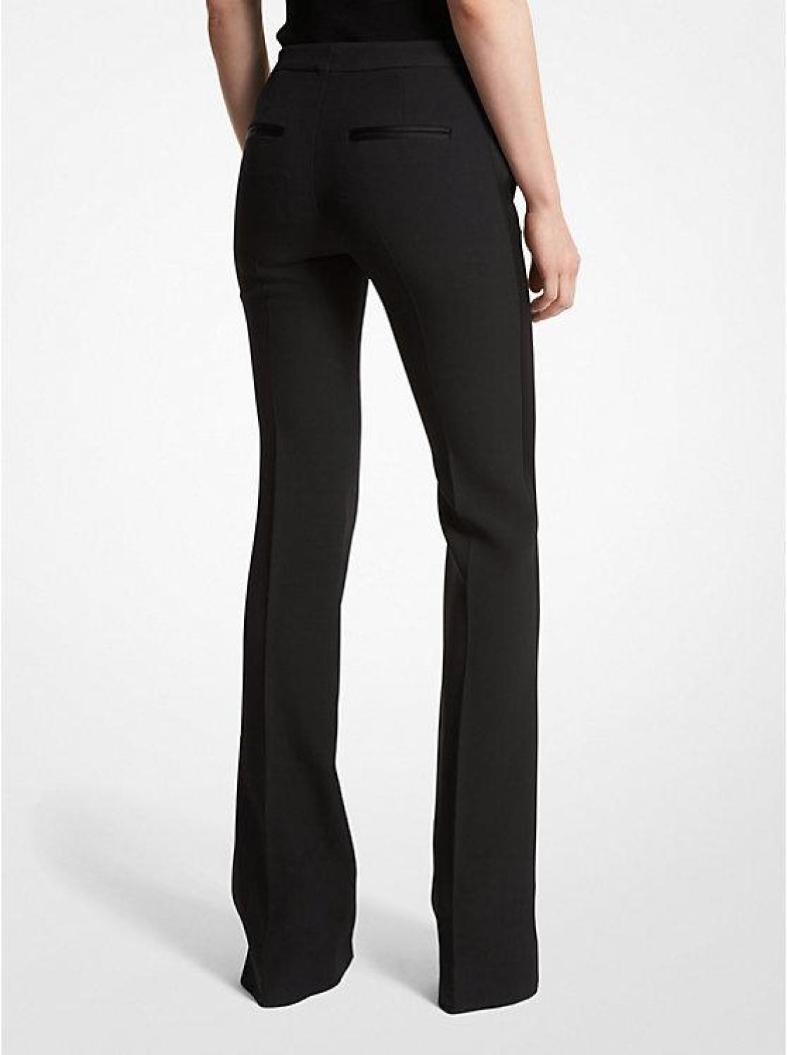 Haylee Wool Gabardine Flared Trousers