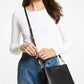 Trisha Medium Pebbled Leather Crossbody Bag