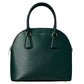 Sylvia Medium Dome Satchel In Deep Evergreen