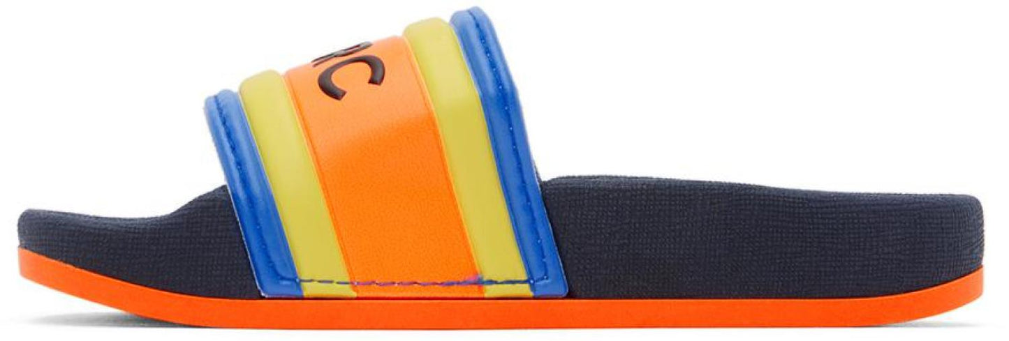 Kids Navy Rubber Sandals