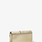 Penelope Medium Metallic Faux Leather Clutch