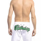 Bikkembergs Elegant White Swim Shorts with Logo Detail