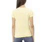 Trussardi Action Chic Yellow Short Sleeve Tease with Print