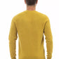 Alpha Studio Radiant Yellow Crewneck Woolen Sweater