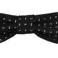 Dolce & Gabbana Elegant Black Silk Bow Tie