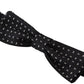 Dolce & Gabbana Elegant Black Silk Bow Tie