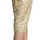 Dolce & Gabbana Elegant Beige High-Waisted Cropped Pants