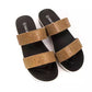 Péché Originel Beige Dual-Strap Rhinestone Sandals
