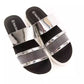 Péché Originel Chic Rhinestone Embellished Dual-Strap Sandals