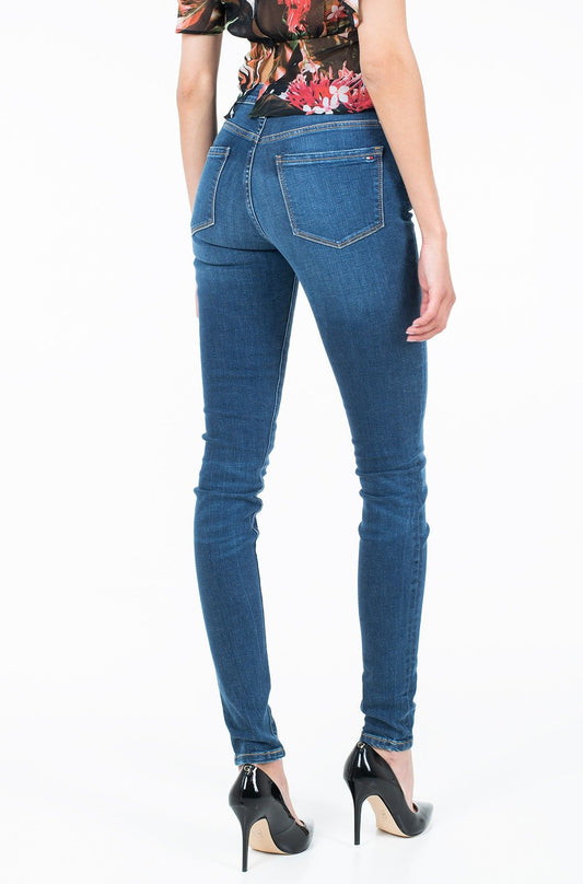 Tommy Hilfiger Elegant Blue Jegging-Fit Jeans