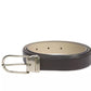 Trussardi Brown Leather Belt