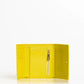 Trussardi Elegant Yellow Leather Mini Wallet